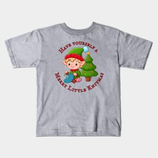 Merry Knitmas Elf Kids T-Shirt